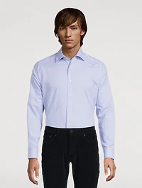 Danforth Cotton And Linen Stretch Long-Sleeve Shirt