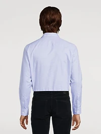 Danforth Cotton And Linen Stretch Long-Sleeve Shirt