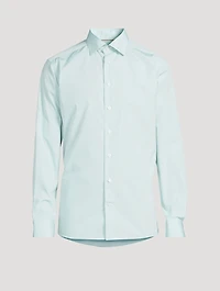Slim-Fit Poplin Long-Sleeve Shirt