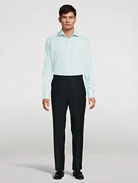 Slim-Fit Poplin Long-Sleeve Shirt