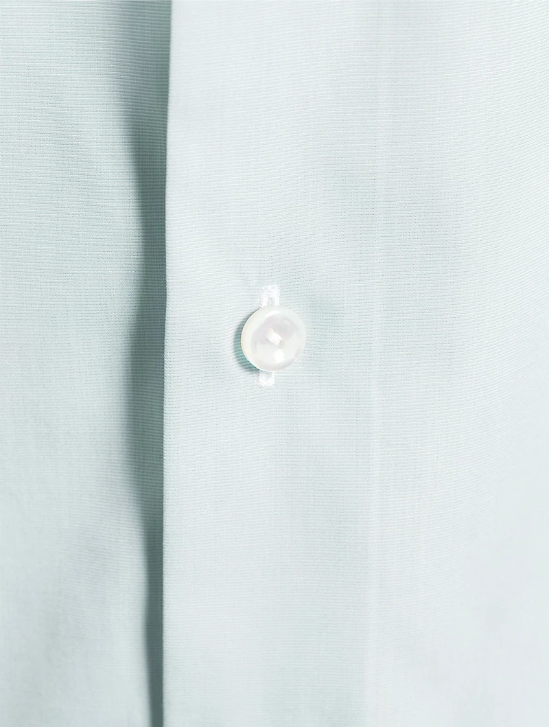 Slim-Fit Poplin Long-Sleeve Shirt