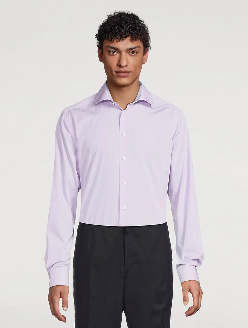 Contemporary-Fit Fine Poplin Shirt