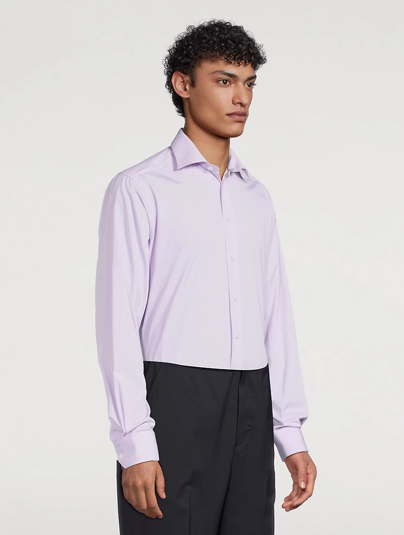 Contemporary-Fit Fine Poplin Shirt