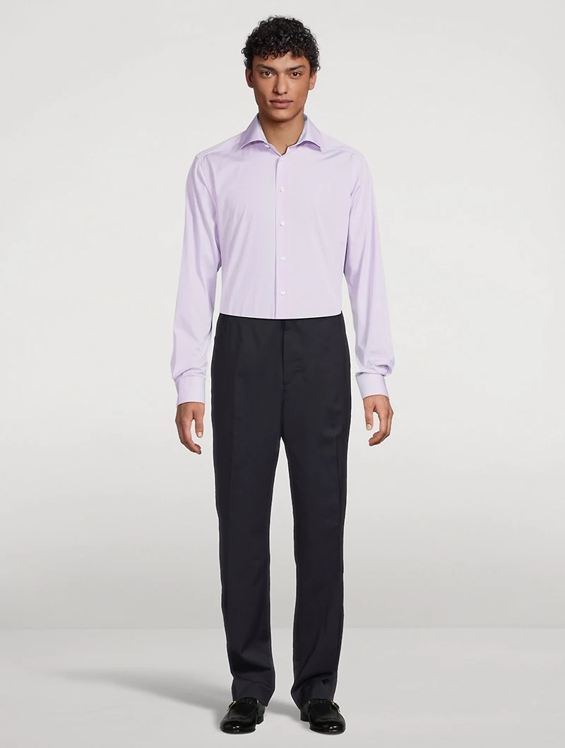 Contemporary-Fit Fine Poplin Shirt