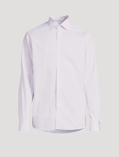 Slim-Fit Striped Long-Sleeve Shirt