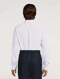 Slim-Fit Striped Long-Sleeve Shirt