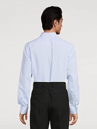 Contemporary-Fit Pique Long-Sleeve Shirt