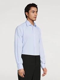 Contemporary-Fit Pique Long-Sleeve Shirt