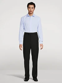 Contemporary-Fit Pique Long-Sleeve Shirt