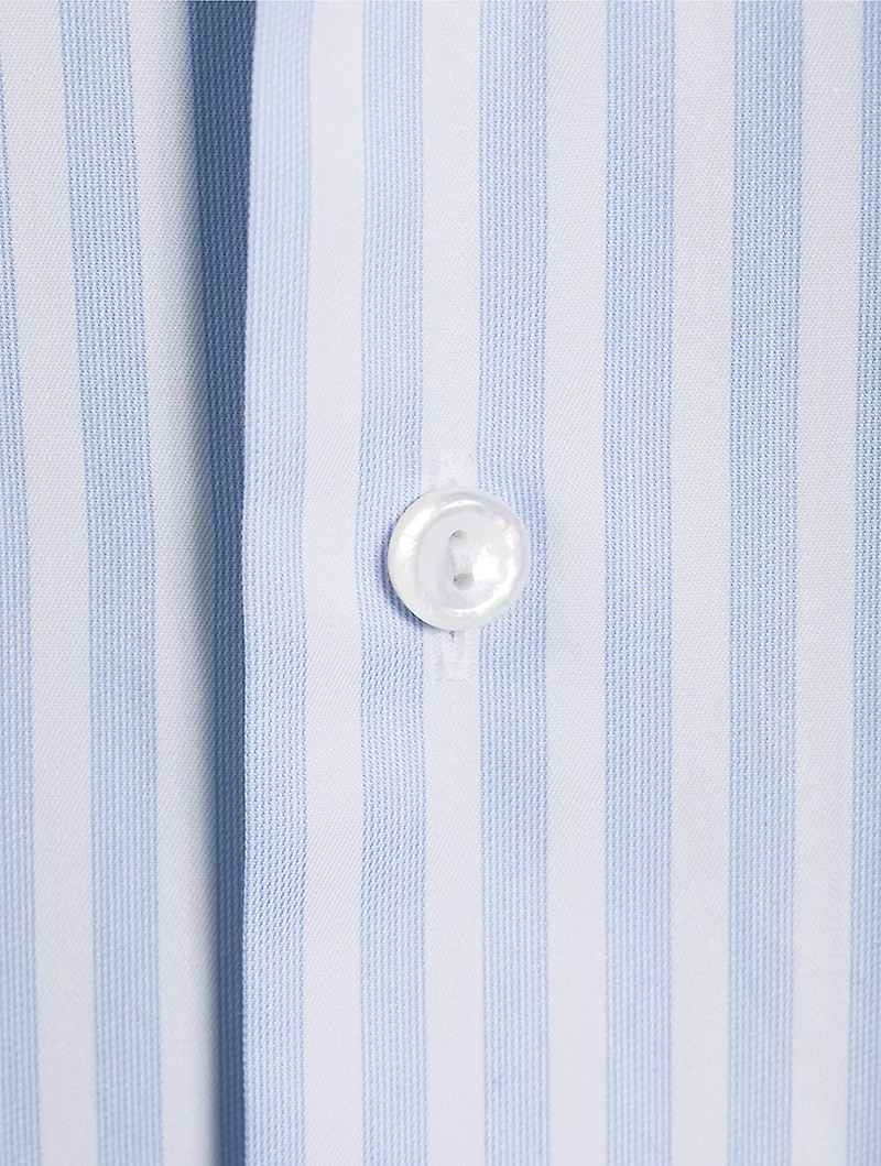 Contemporary-Fit Elevated Shirt Bengal Stripe Print