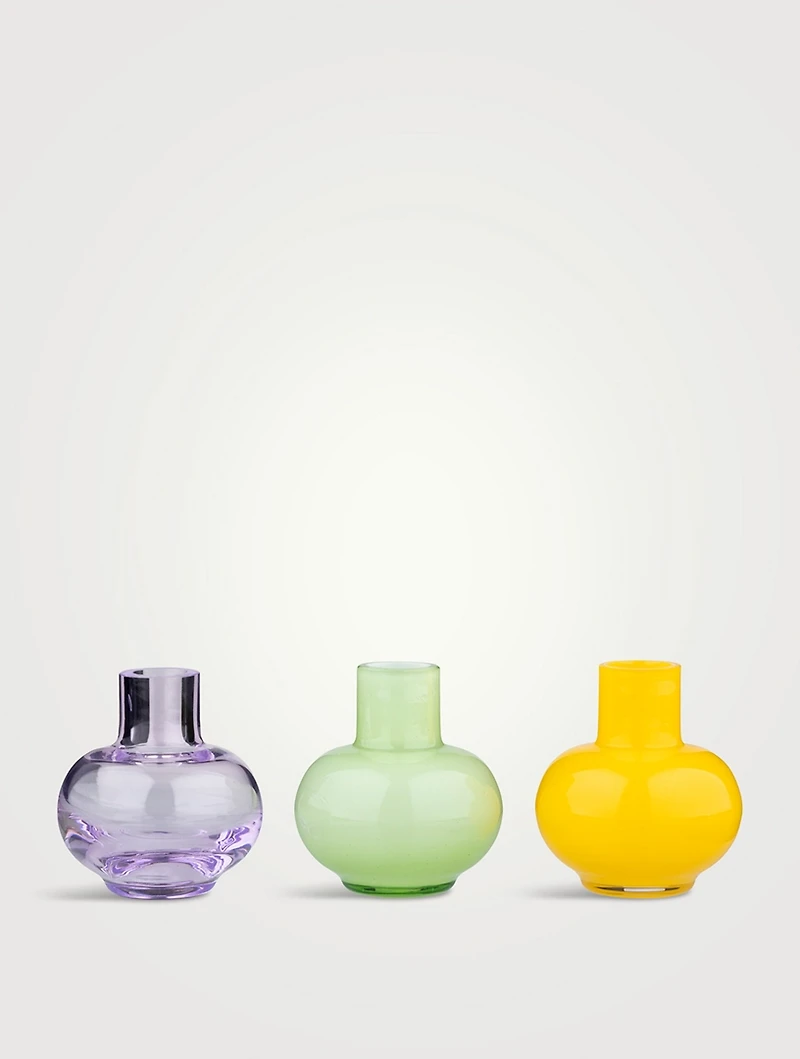 Set Of Three Mini Vases