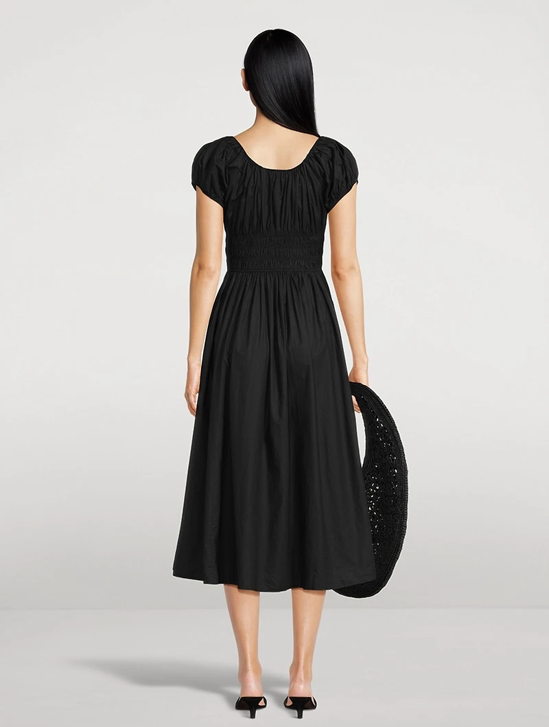 Quinn Smocked Midi Dress