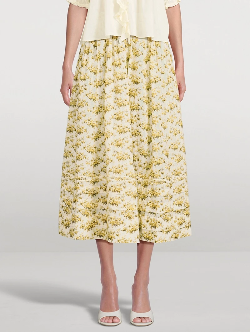 Marcie Maxi Skirt Floral Print