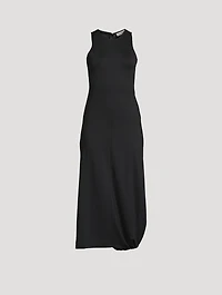 Twisted-Hem Maxi Dress