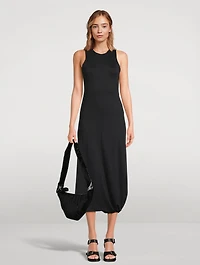 Twisted-Hem Maxi Dress