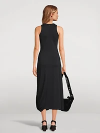 Twisted-Hem Maxi Dress