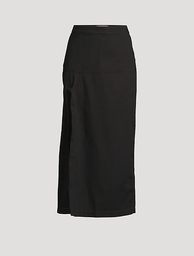 Denim Midi Skirt