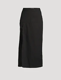 Denim Midi Skirt