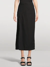 Denim Midi Skirt