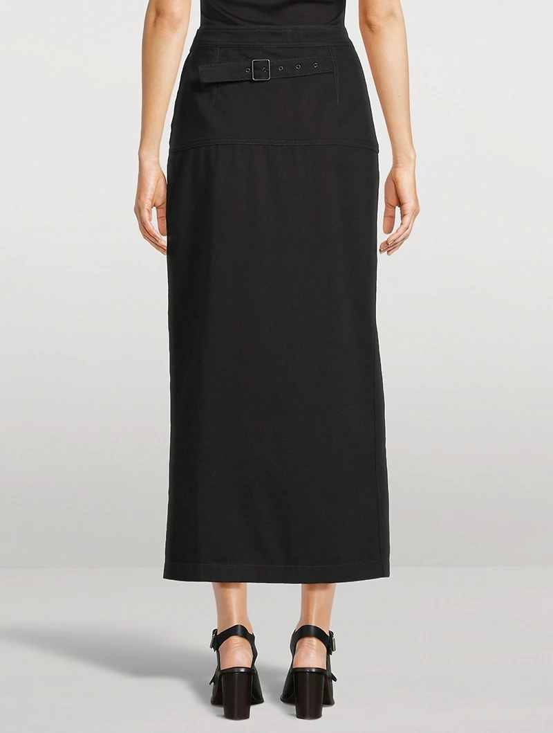 Denim Midi Skirt