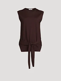 Trompe L'œil Sleeveless Sweater