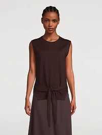 Trompe L'œil Sleeveless Sweater