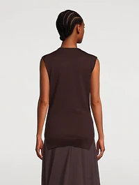 Trompe L'œil Sleeveless Sweater