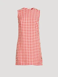Coralie Shift Dress Gingham Print