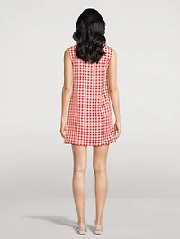 Coralie Shift Dress Gingham Print