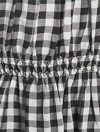 Leslie Midi Dress Gingham Print
