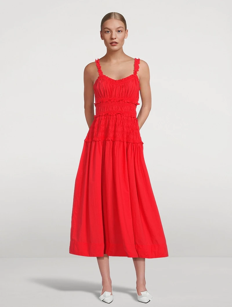 Marianne Smocked Midi Dress