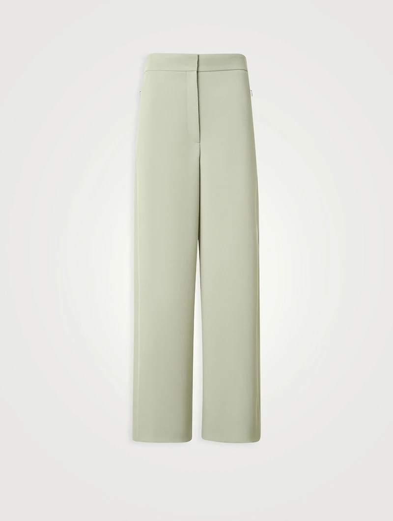 Filip Wide-Leg Wool Trousers