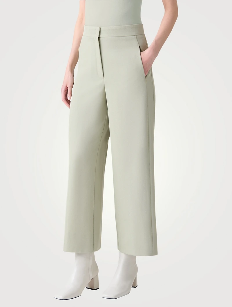 Filip Wide-Leg Wool Trousers