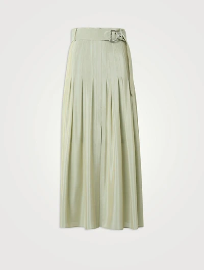 Pleated Midi Skirt