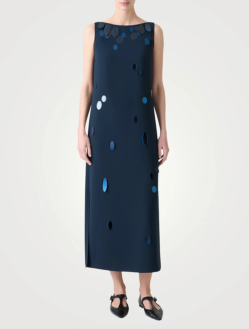 Dropping Dots Crêpe Dress