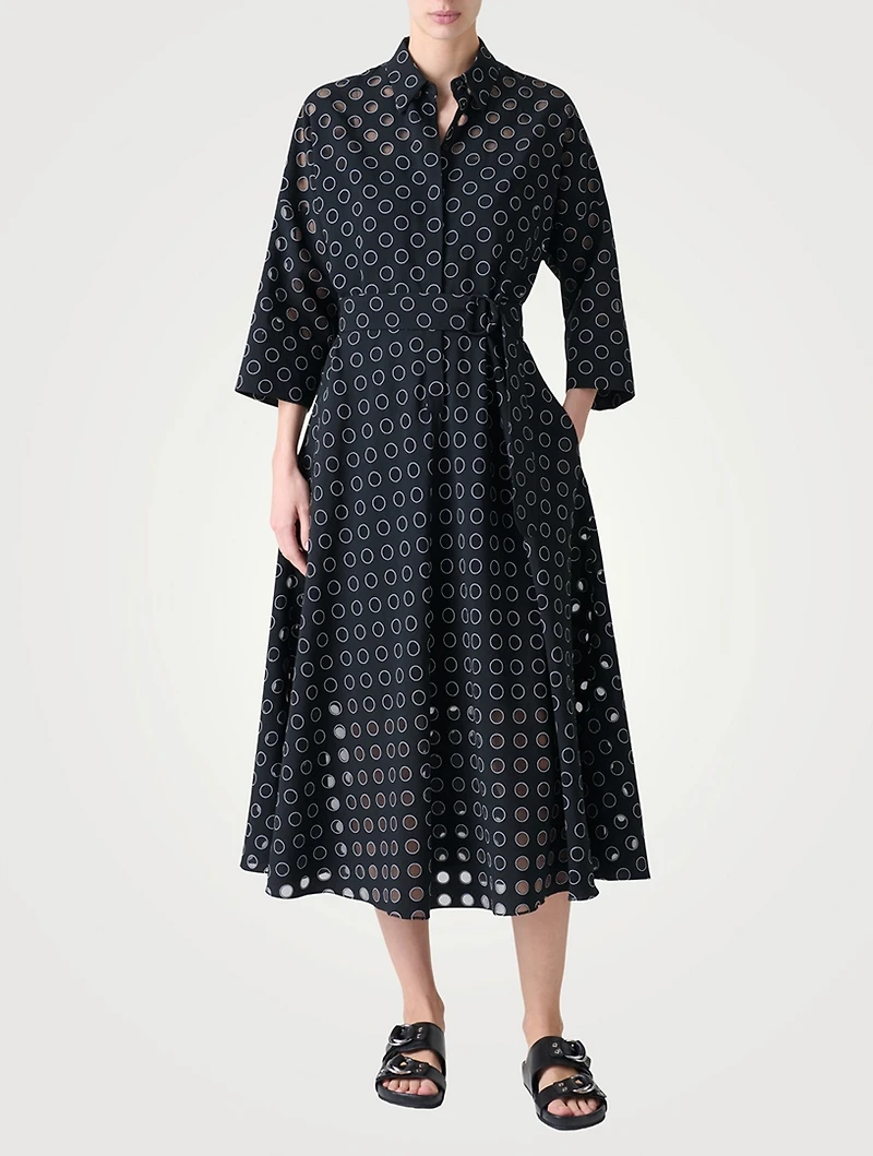 Polka Dot Shirt Dress
