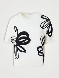 Daisy Intarsia Wool Sweater