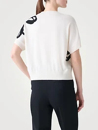 Daisy Intarsia Wool Sweater