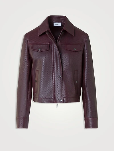 Pindot Leather Jacket