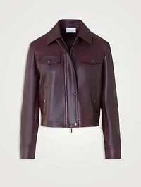 Pindot Leather Jacket