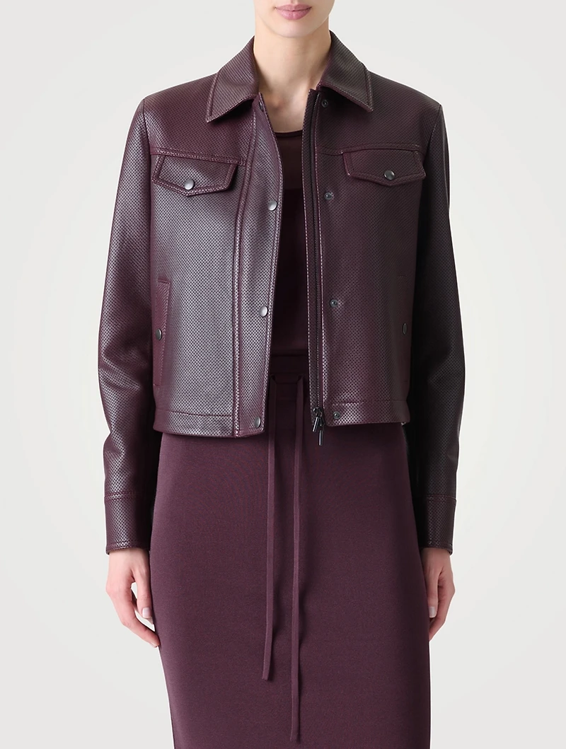 Pindot Leather Jacket