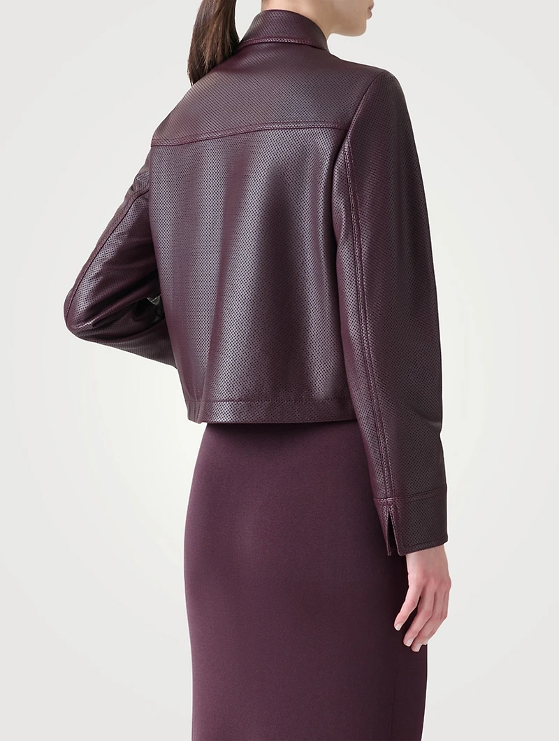 Pindot Leather Jacket