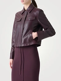 Pindot Leather Jacket