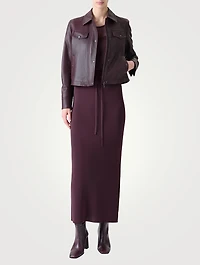 Pindot Leather Jacket