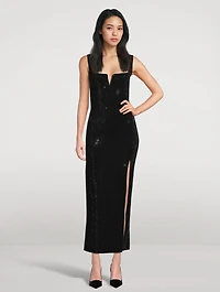 Freya Crystal-Embellished Dress