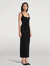 Freya Crystal-Embellished Dress