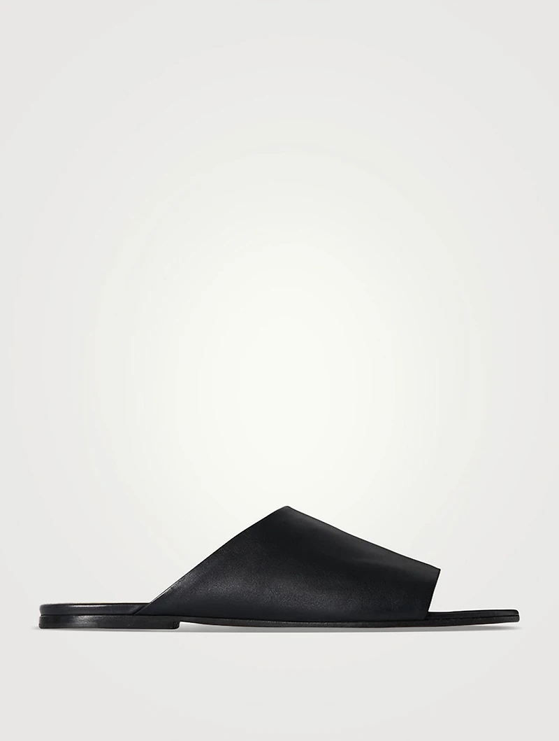 Signum Leather Slide Sandals