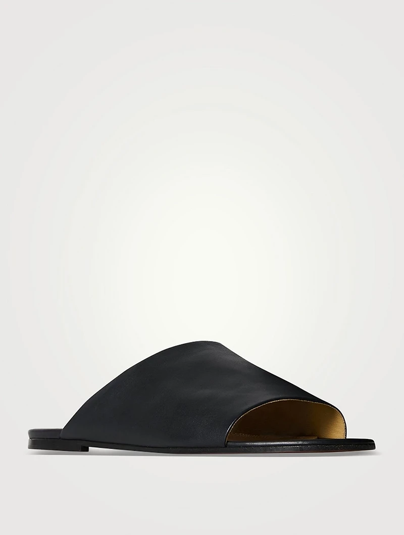 Signum Leather Slide Sandals