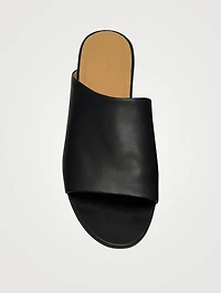Signum Leather Slide Sandals