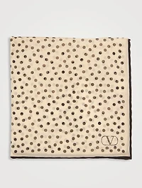 Silk Polka Dot Pocket Square